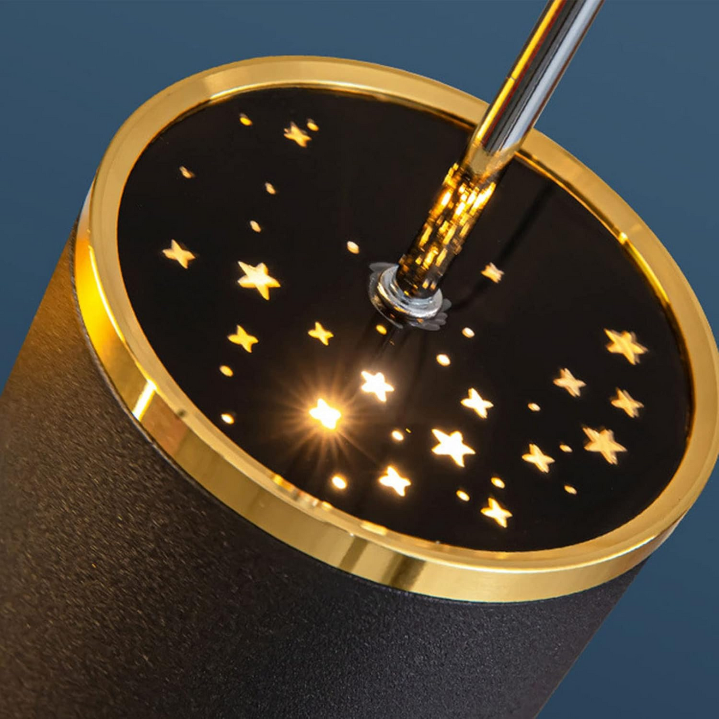 Lámpara Colgante con Aros & Estrellas