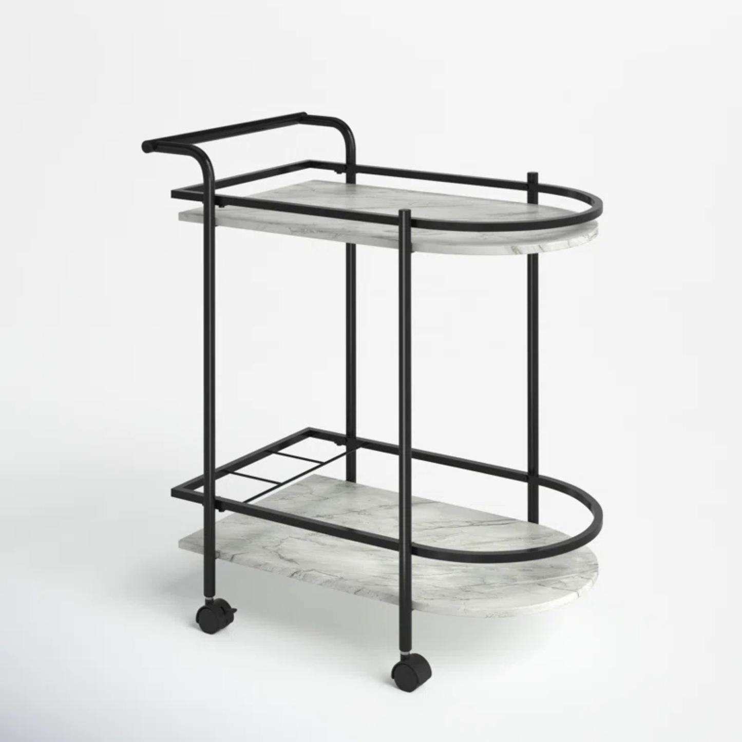 Carrito Bar en Acero y MDF