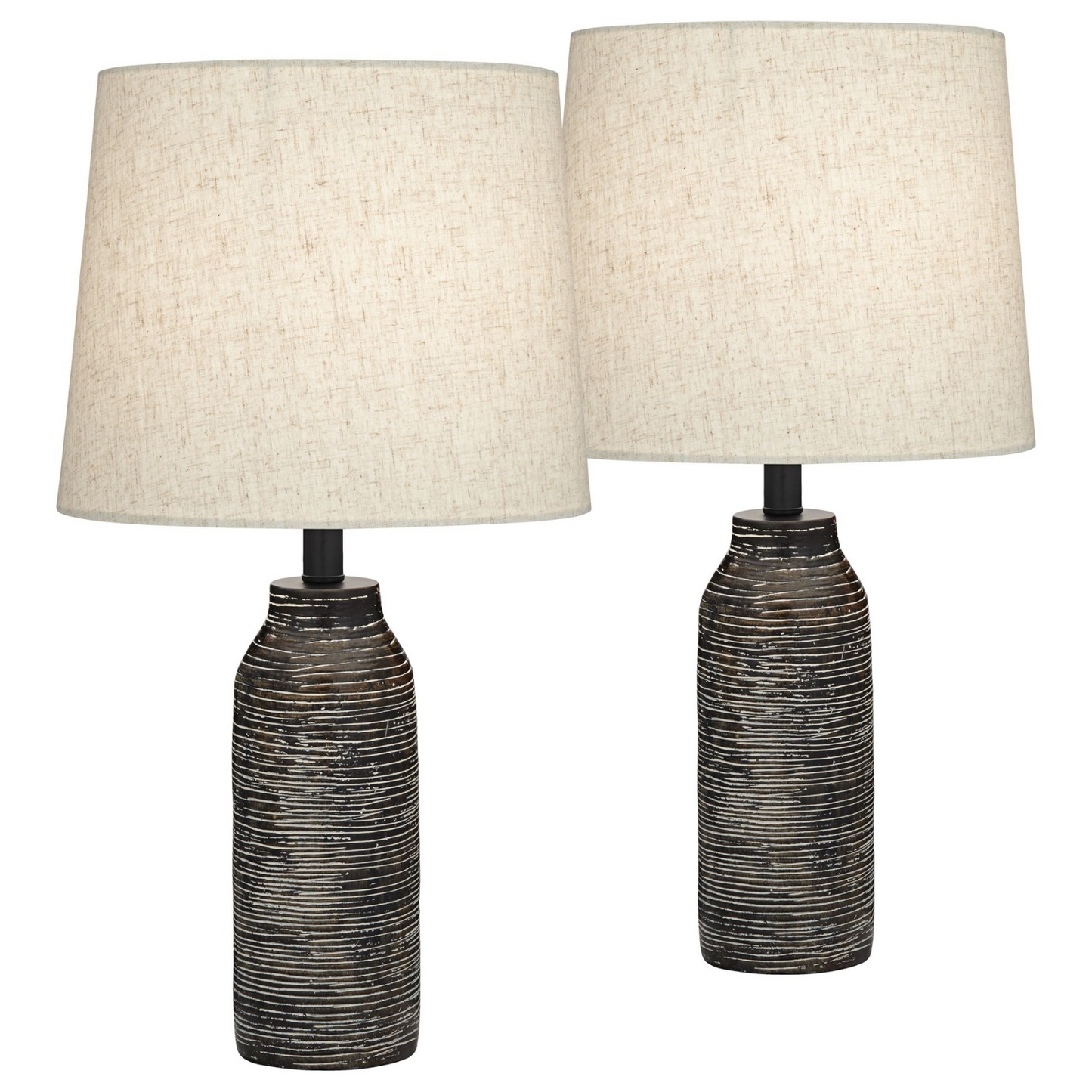 Lámpara de mesa Set x 2 Unidades En Resina