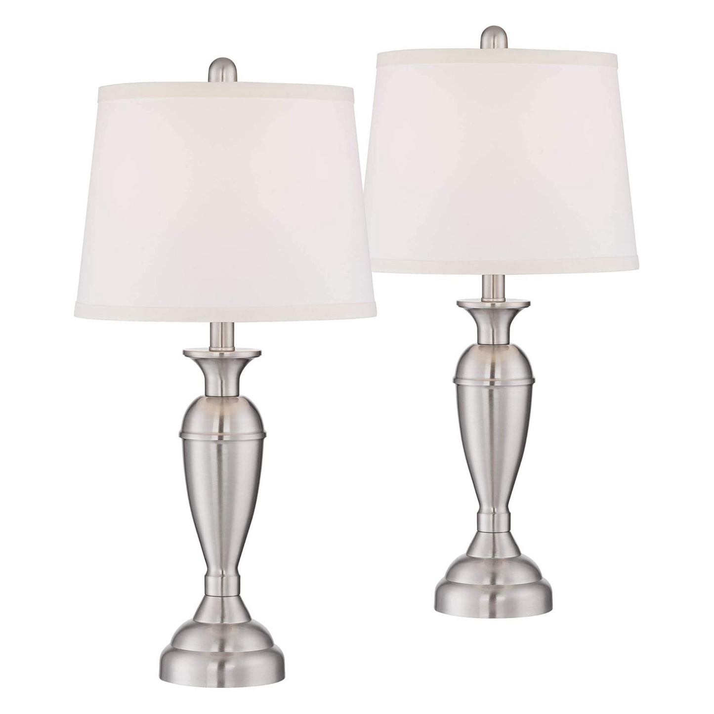 Lámpara de mesa Set x 2 Unidades En Níquel