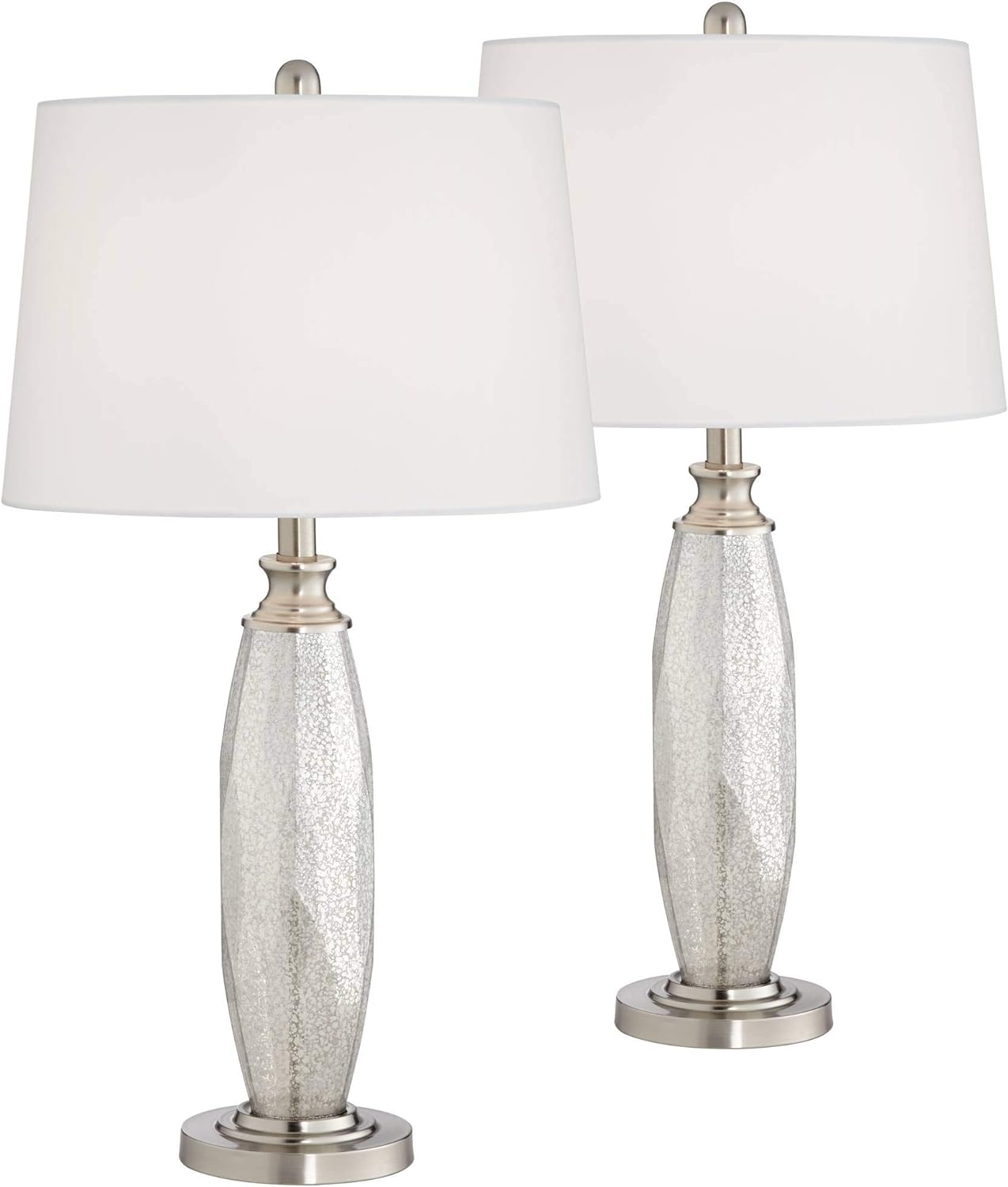 Lámpara de mesa Set x 2 Unidades En Cristal De Mercurio