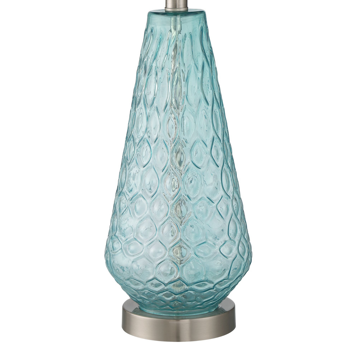Lámpara de mesa Set x 2 Unidades En Cristal Azul