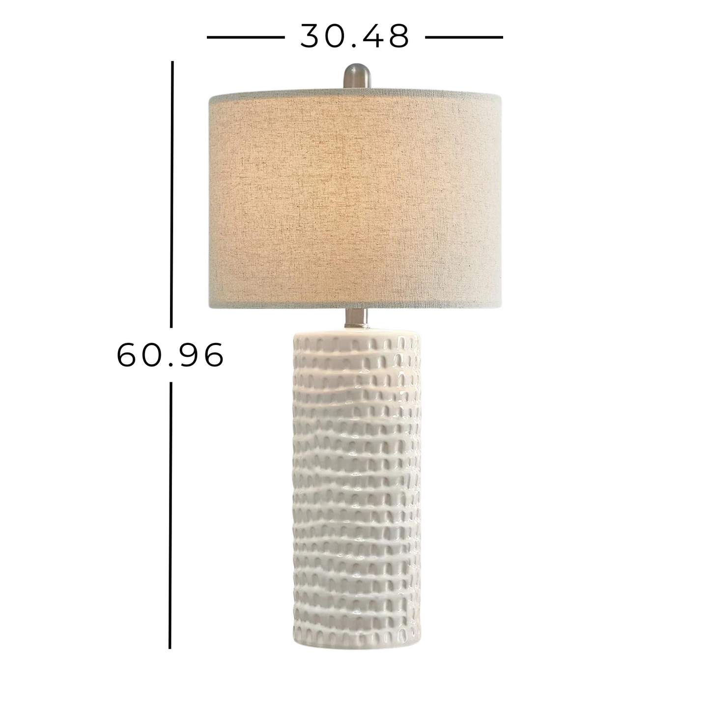 Lámpara de mesa Set x 2 Unidades En Cerámica