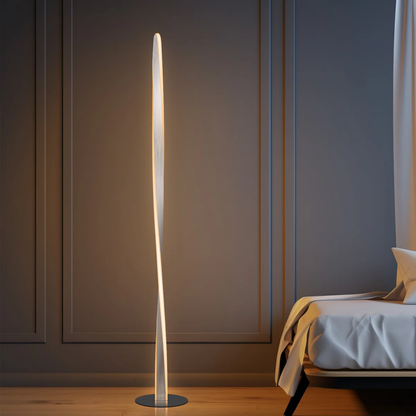 Lámpara de Piso Escultórica Helice LED