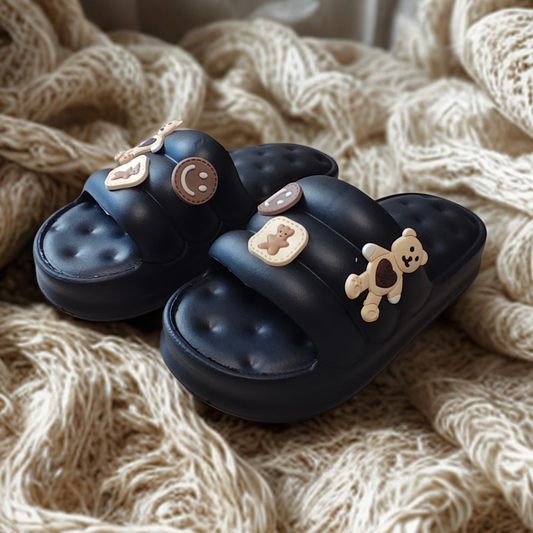 Pantuflas Marshmallow color Negro (Mujer Adulto)