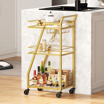 Carrito Auxiliar Bar Luxe Solarium