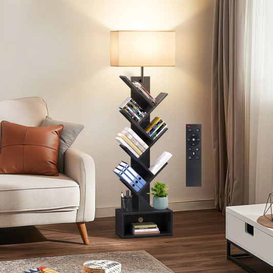 Librería Escultural Arborescenza con Iluminación Integrada