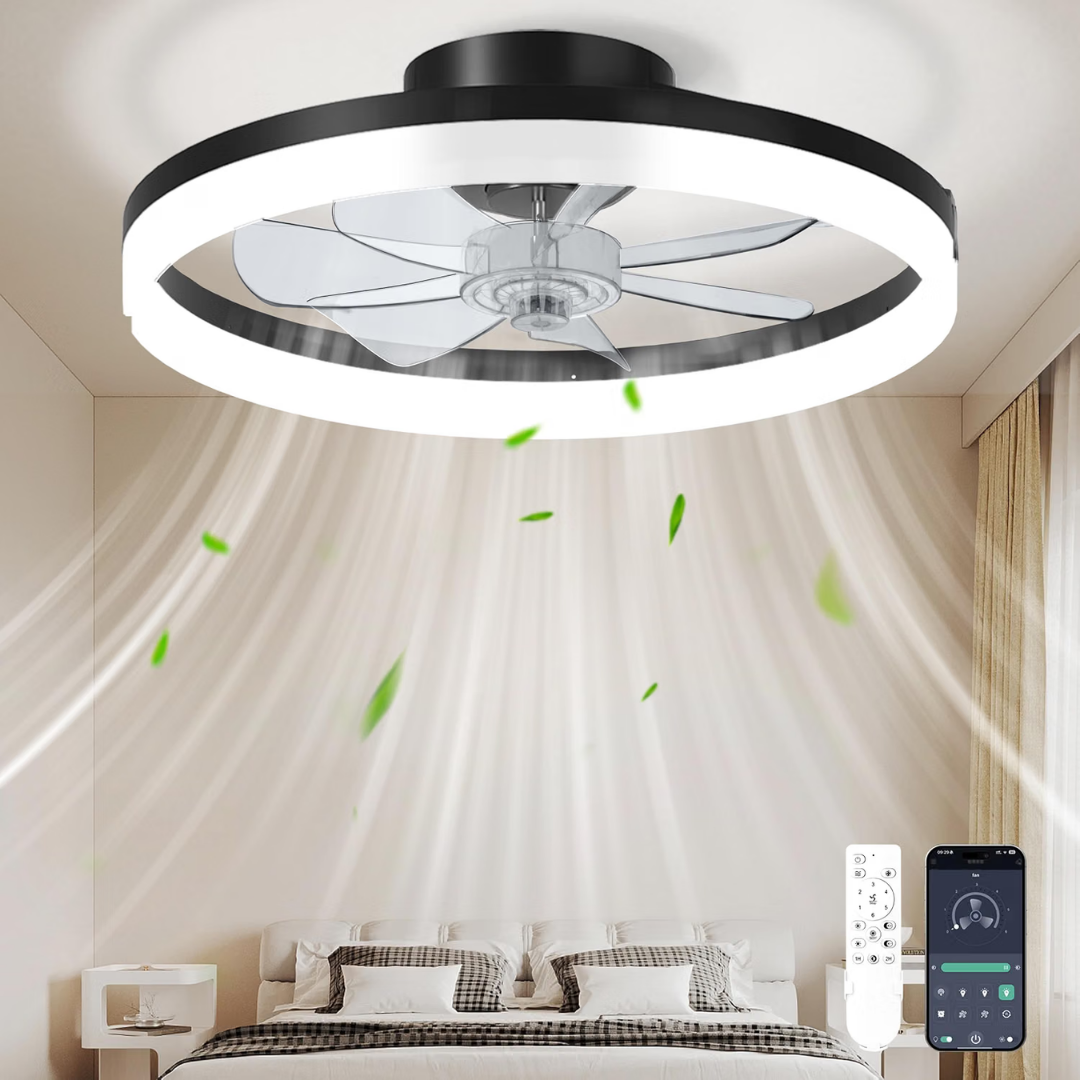 Lámpara de Techo con Ventilador eclipse Minimalist