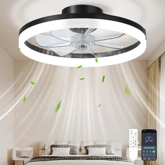 Lámpara de Techo con Ventilador eclipse Minimalist