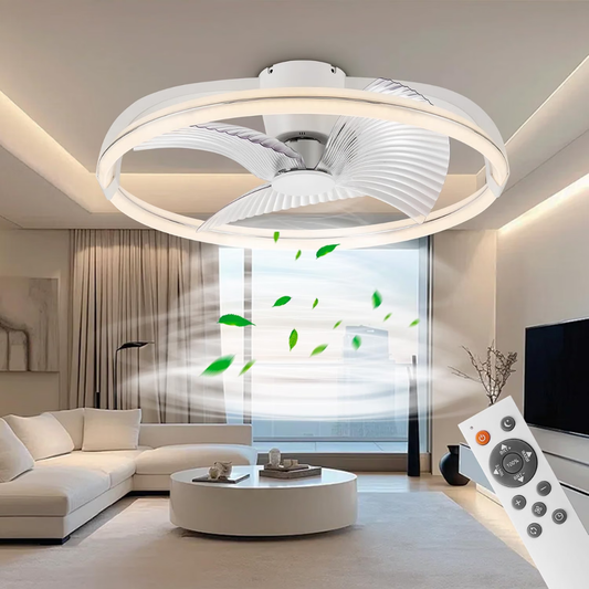 Lámpara de Techo con Ventilador Aurelia Ring