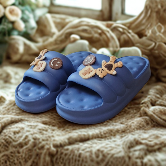 Pantuflas Marshmallow color Azul (Mujer Adulto)