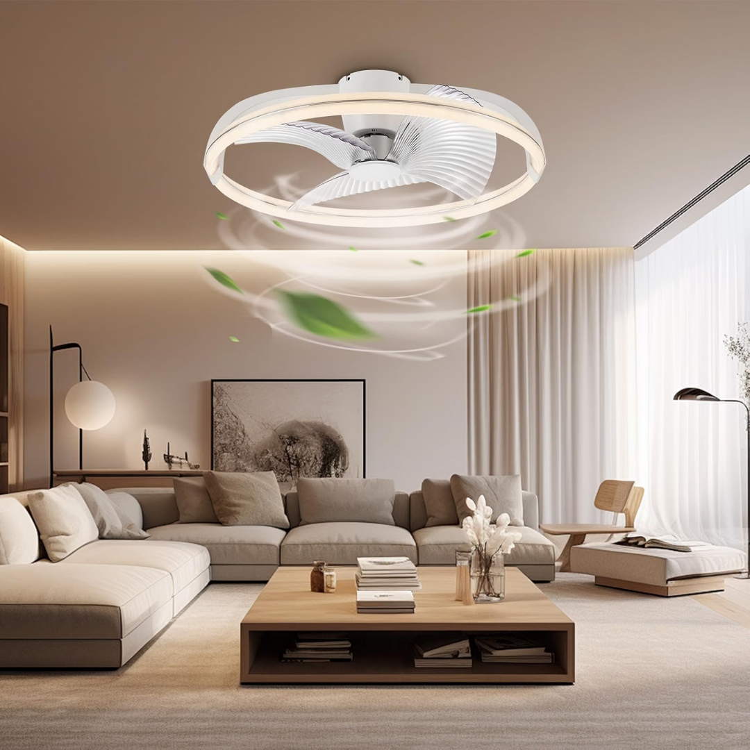 Lámpara de Techo con Ventilador Aurelia Ring