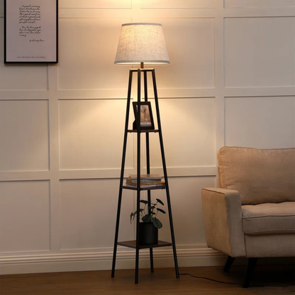 Lámpara de Suelo con Repisas Nordic Loft
