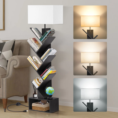 Librería Escultural Arborescenza con Iluminación Integrada