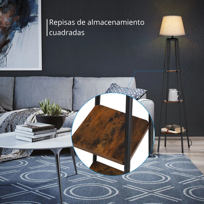 Lámpara de Suelo con Repisas Nordic Loft