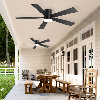 Set x 2 Ventiladores de Techo Empotrados Noir Dual