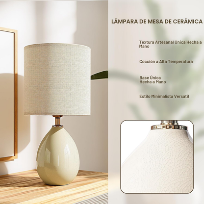 Juego de Lámparas de Mesa Esfera de Cerámica