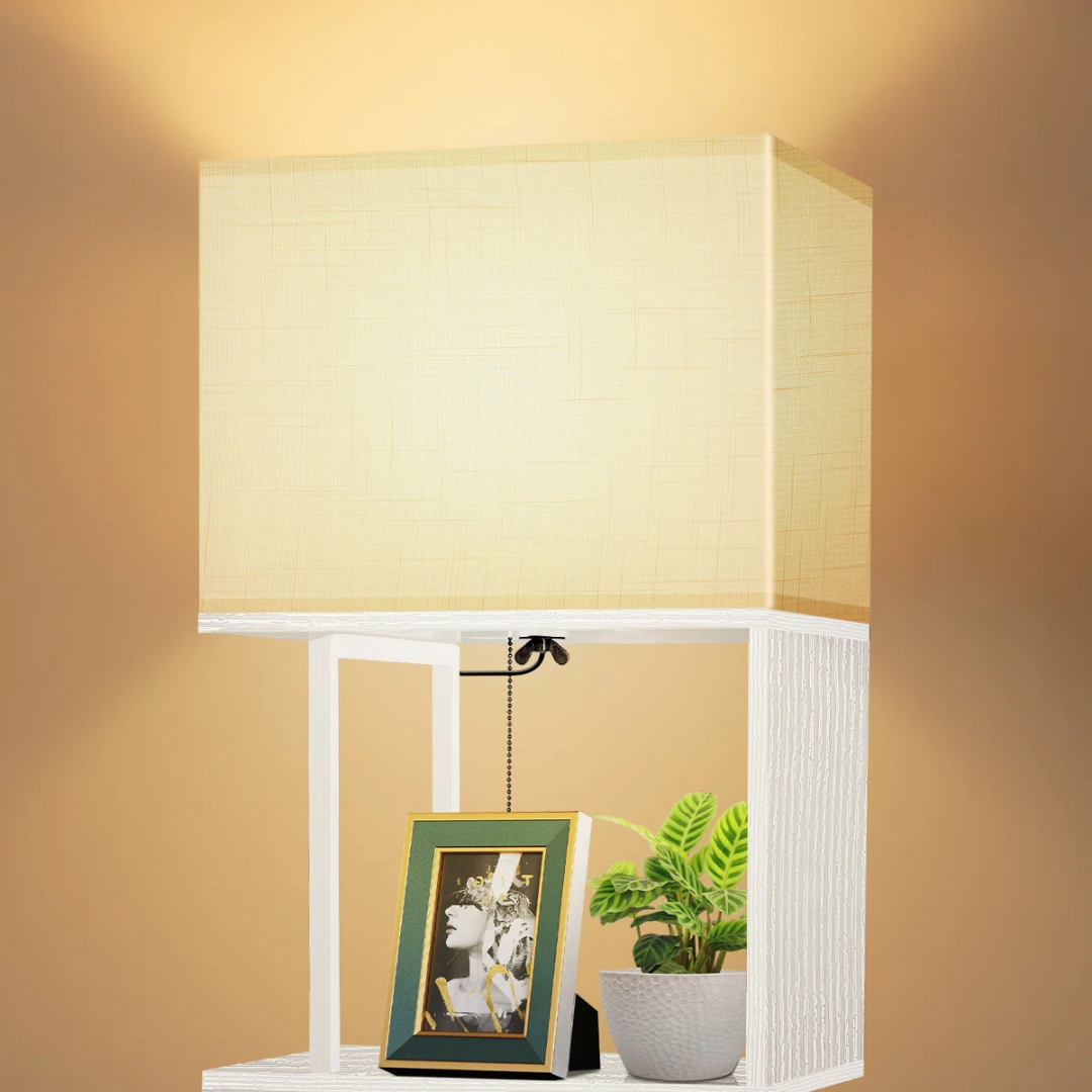Librero de Columna con Iluminación Atmosférica Aura