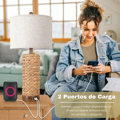 Juego x2 Lámparas de Mesa Coast Life de Junco