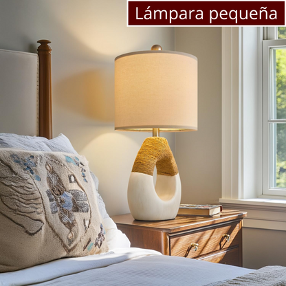 Juego de 2 Lámparas de Mesa Boho
