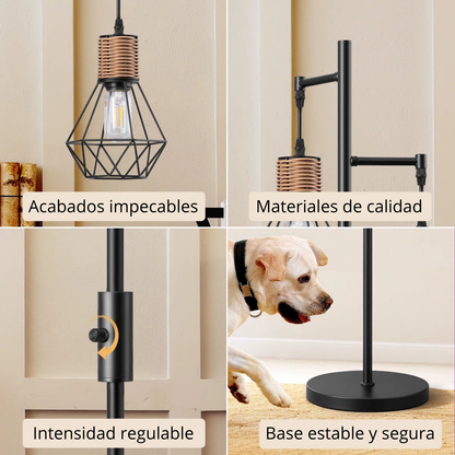 Lámpara de Piso Organic Lantern Triple