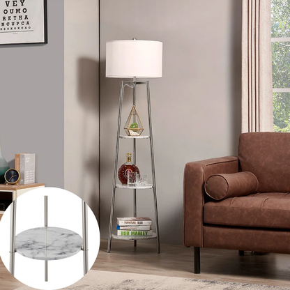Lámpara de Piso Deluxe Tray con Repisa