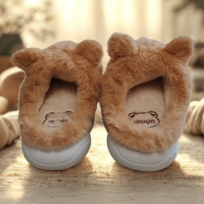 Pantuflas de Capibara Cerradas color Marrón (Niño / Niña)