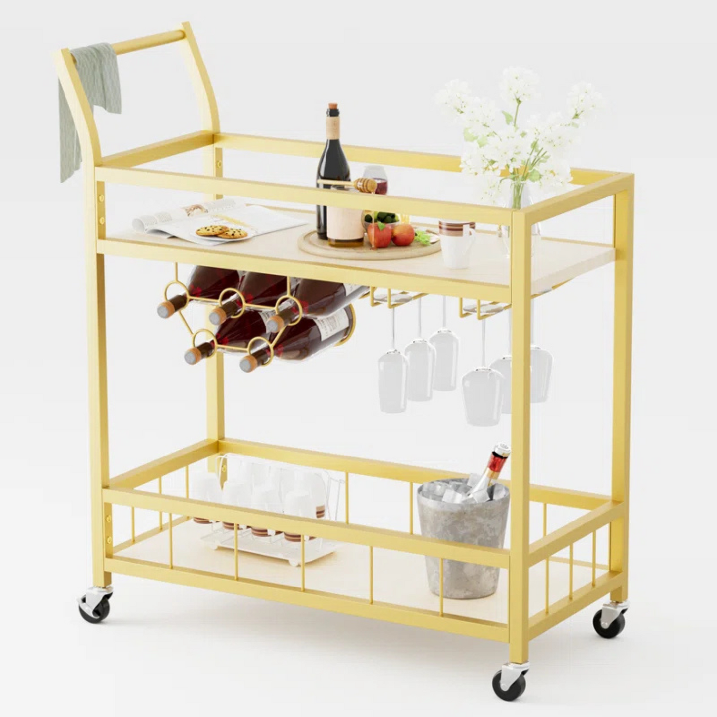 Carrito de Bar estilo Industrial