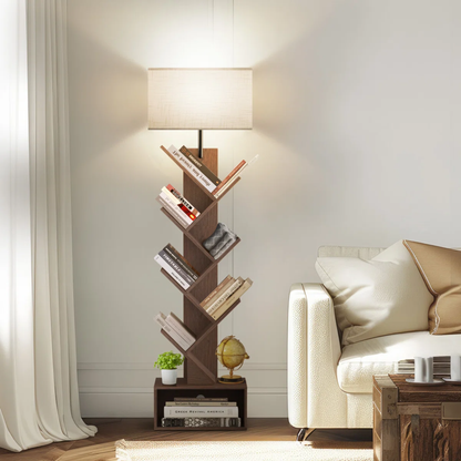 Librería Escultural Arborescenza con Iluminación Integrada
