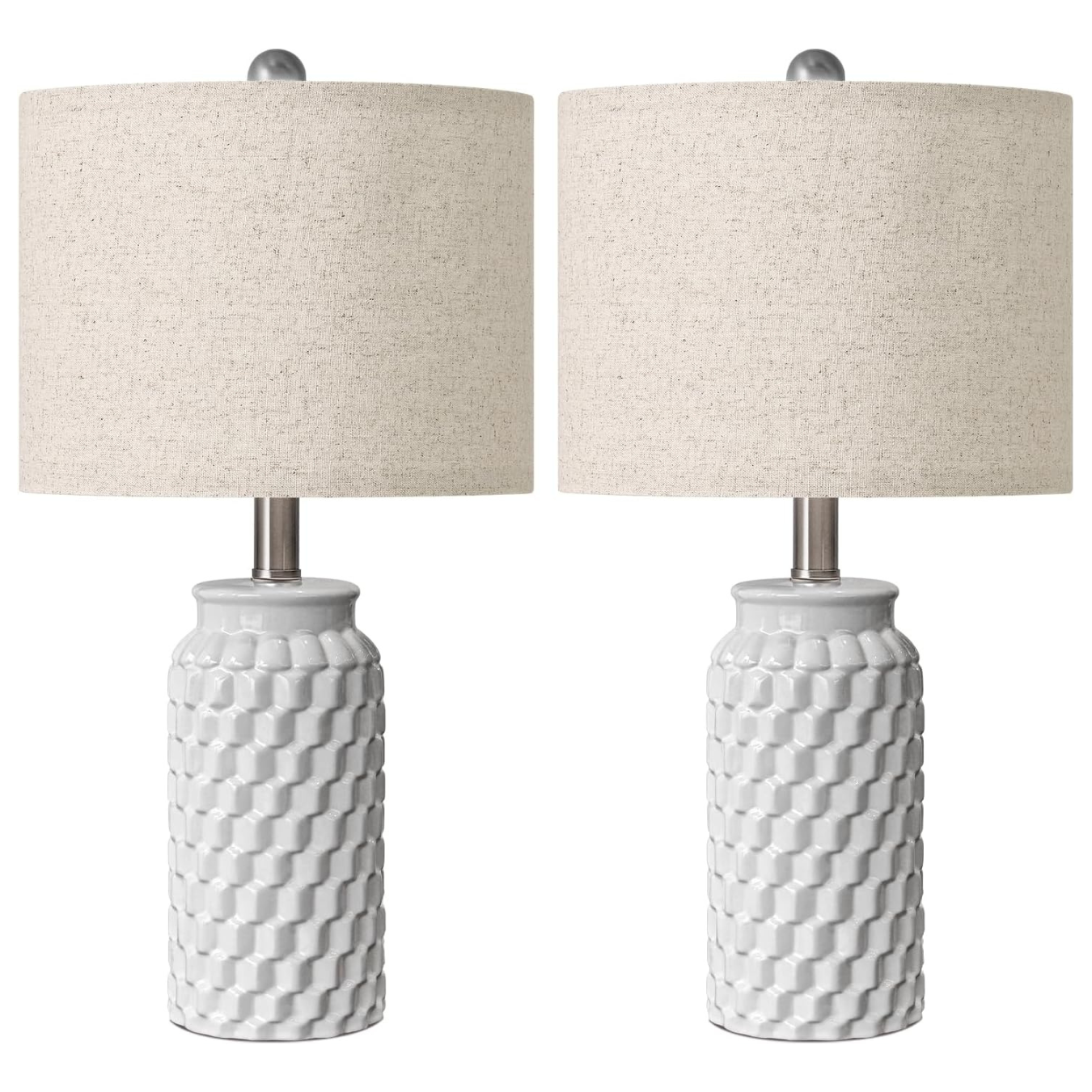 Dúo de Lámparas de Mesa Textura Artisan