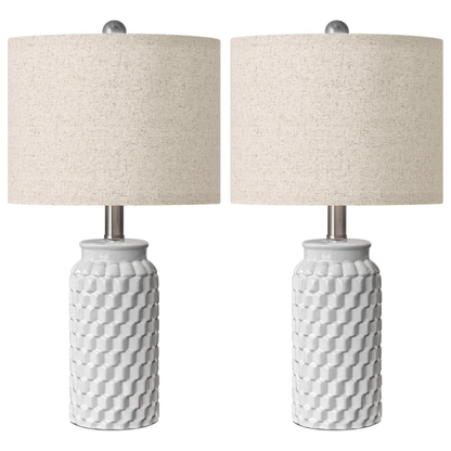 Dúo de Lámparas de Mesa Textura Artisan