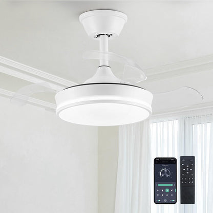 Lámpara de Techo con Ventilador Retráctil Aerodynamic Lux (3 Colores)