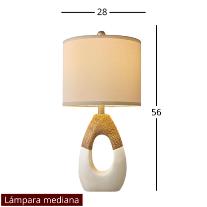 Juego de 2 Lámparas de Mesa Boho