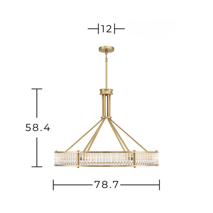 Chandelier / Lámpara Colgante En Forma De Anillo