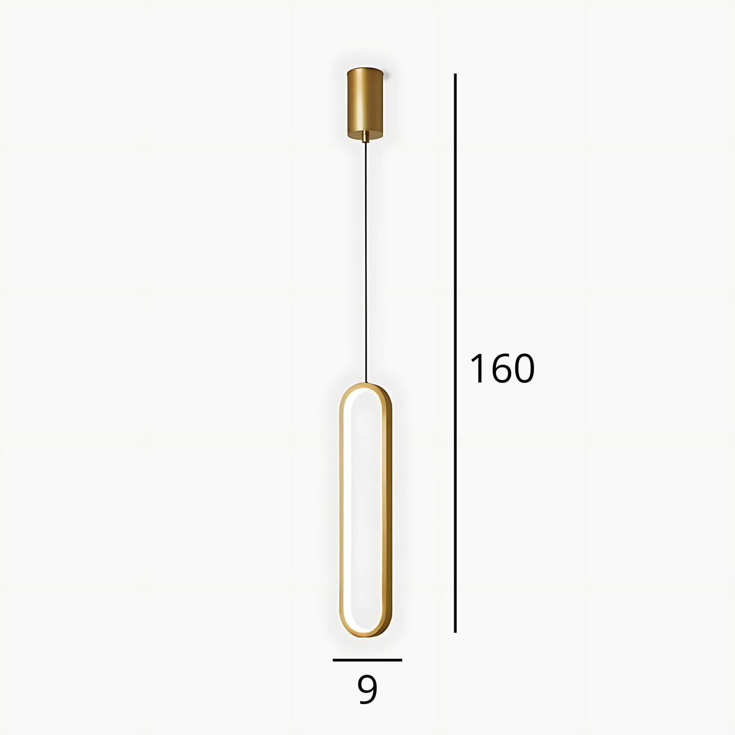 Lámpara Colgante set x 2 unidades color Dorado