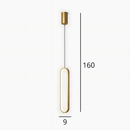 Lámpara Colgante set x 2 unidades color Dorado