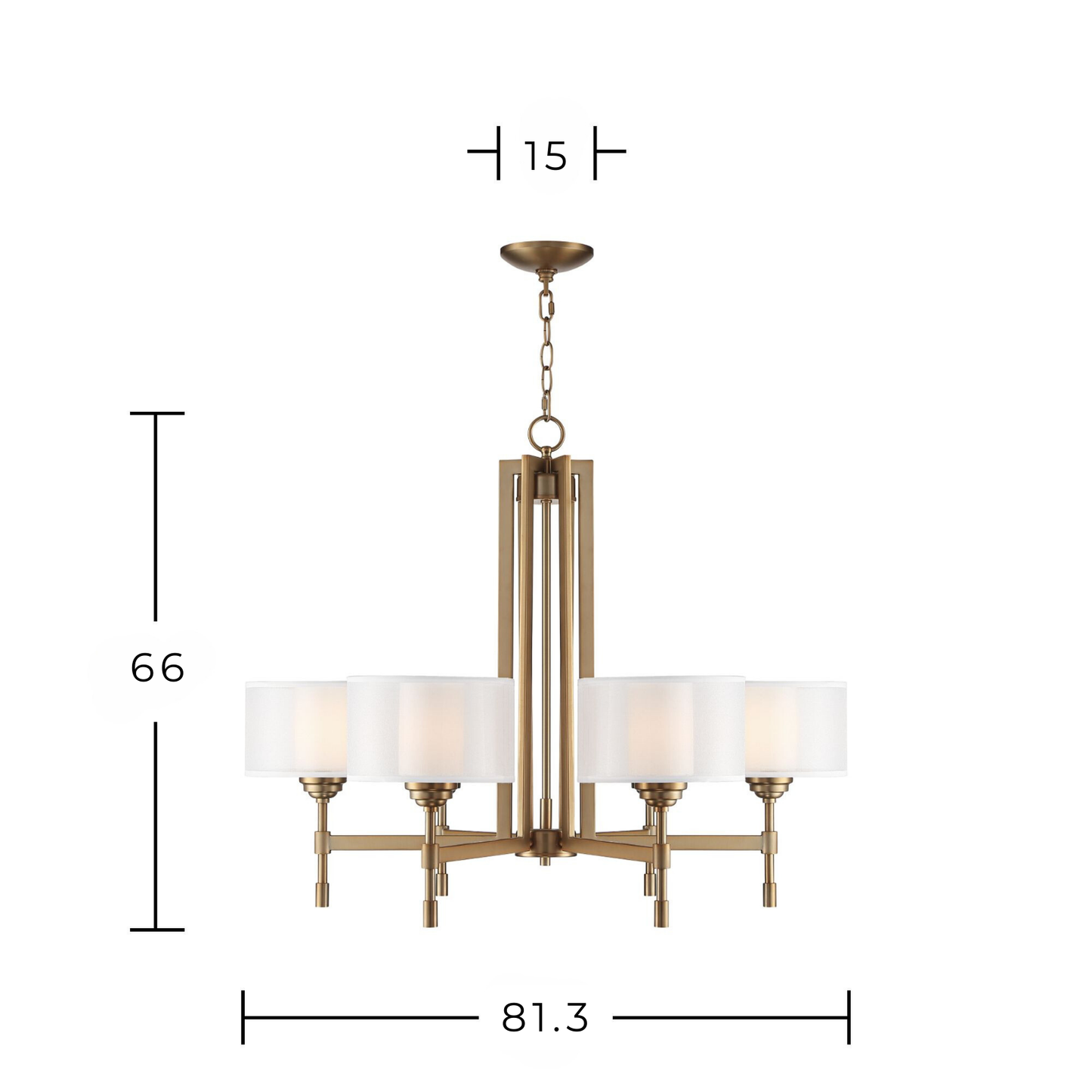 Chandelier / Lámpara Colgante 6 Bombillos