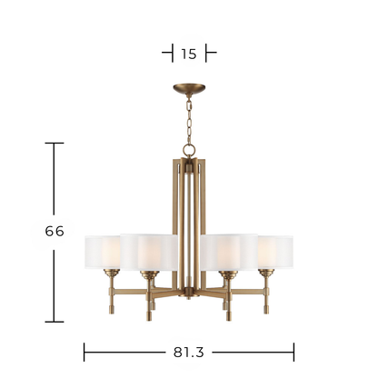 Chandelier / Lámpara Colgante 6 Bombillos